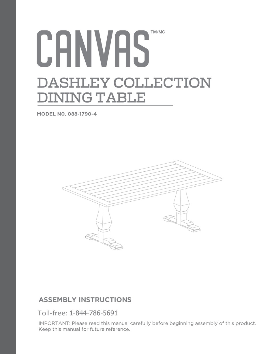 canvas mercier patio dining table