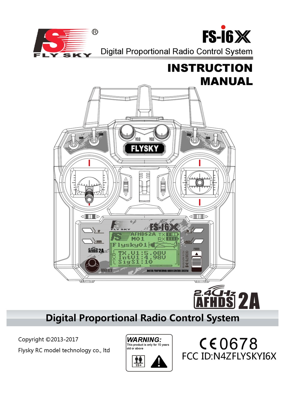 FLY SKY FS-I6X INSTRUCTION MANUAL Pdf Download | ManualsLib