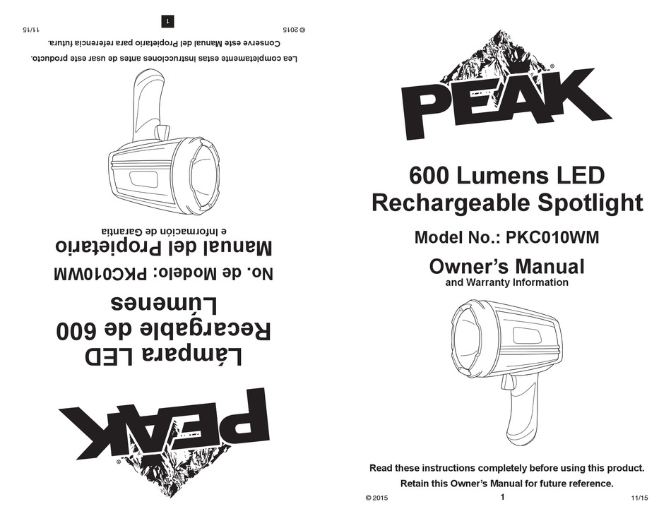 Peak Pkc010wm Owner S Manual Pdf Download Manualslib Peak Pkc010wm Owner S Manual Pdf Download Manualslib