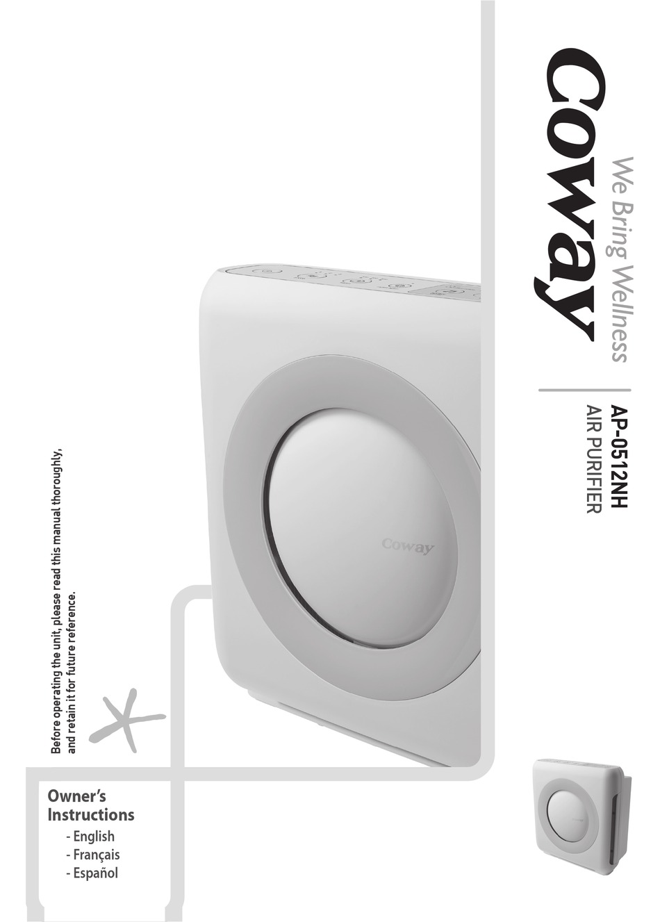 COWAY AP-0512NH OWNER'S INSTRUCTIONS MANUAL Pdf Download | ManualsLib