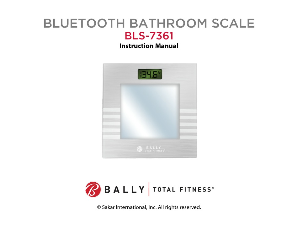 download hanson bathroom scales instruction manual