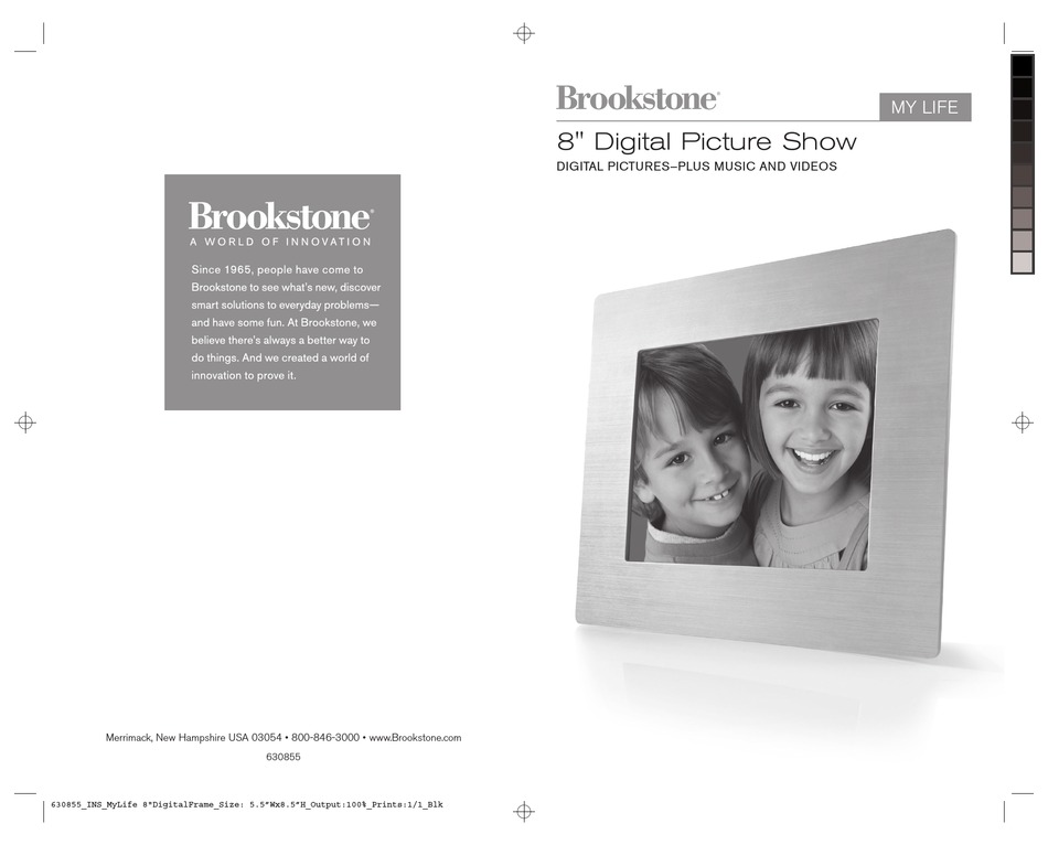 BROOKSTONE MY LIFE OPERATING INSTRUCTIONS MANUAL Pdf Download