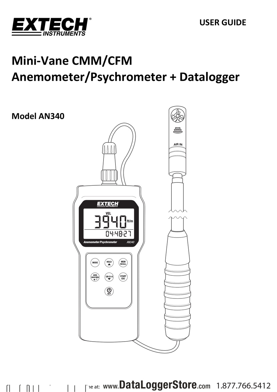 EXTECH INSTRUMENTS AN340 USER MANUAL Pdf Download ManualsLib