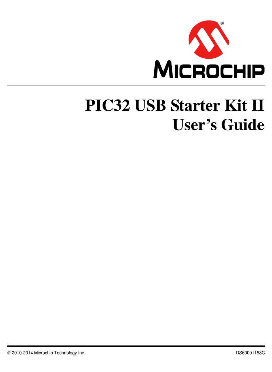 MICROCHIP TECHNOLOGY PIC32 USER MANUAL Pdf Download | ManualsLib