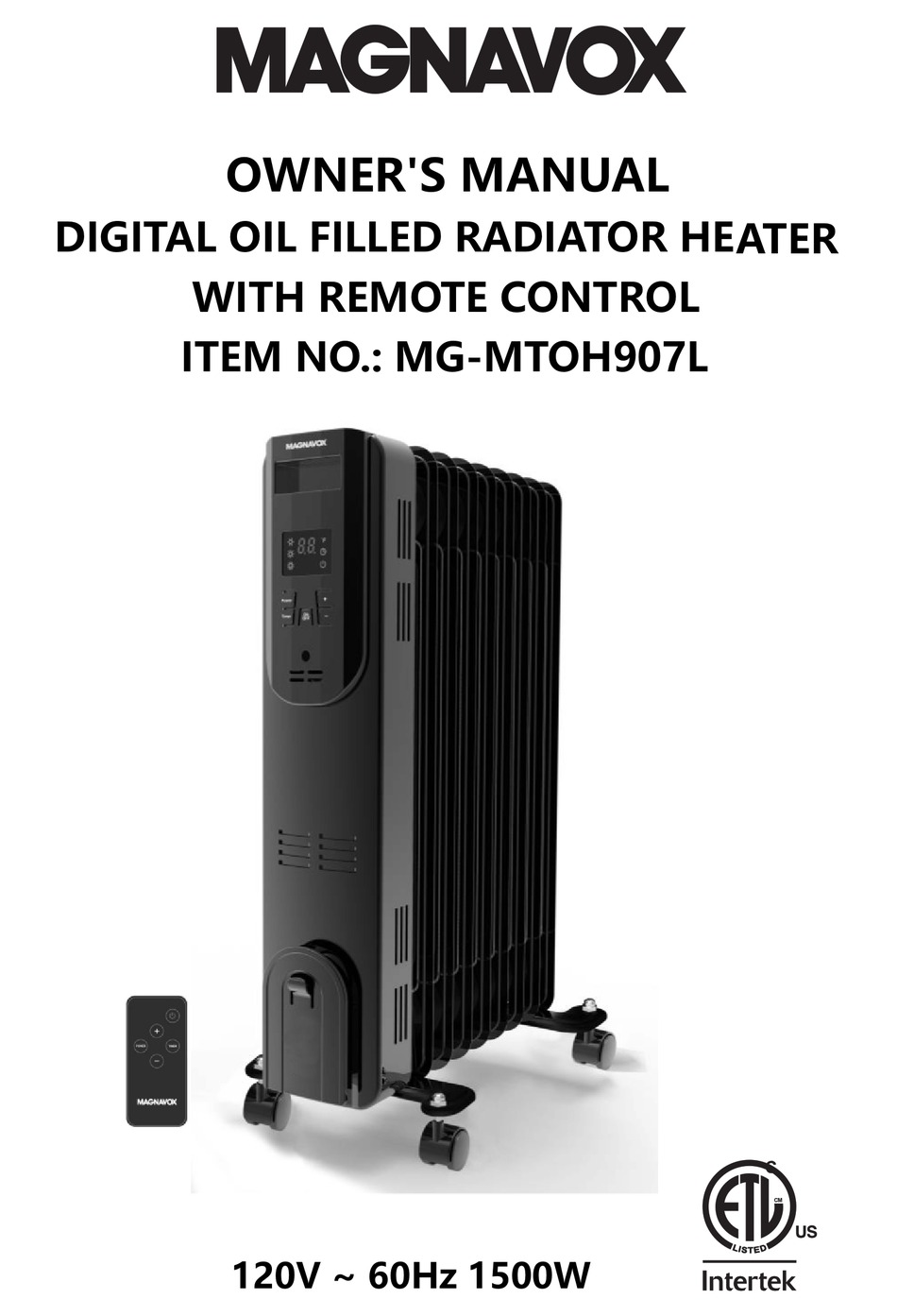 MAGNAVOX MG-MTOH907L OWNER'S MANUAL Pdf Download | ManualsLib