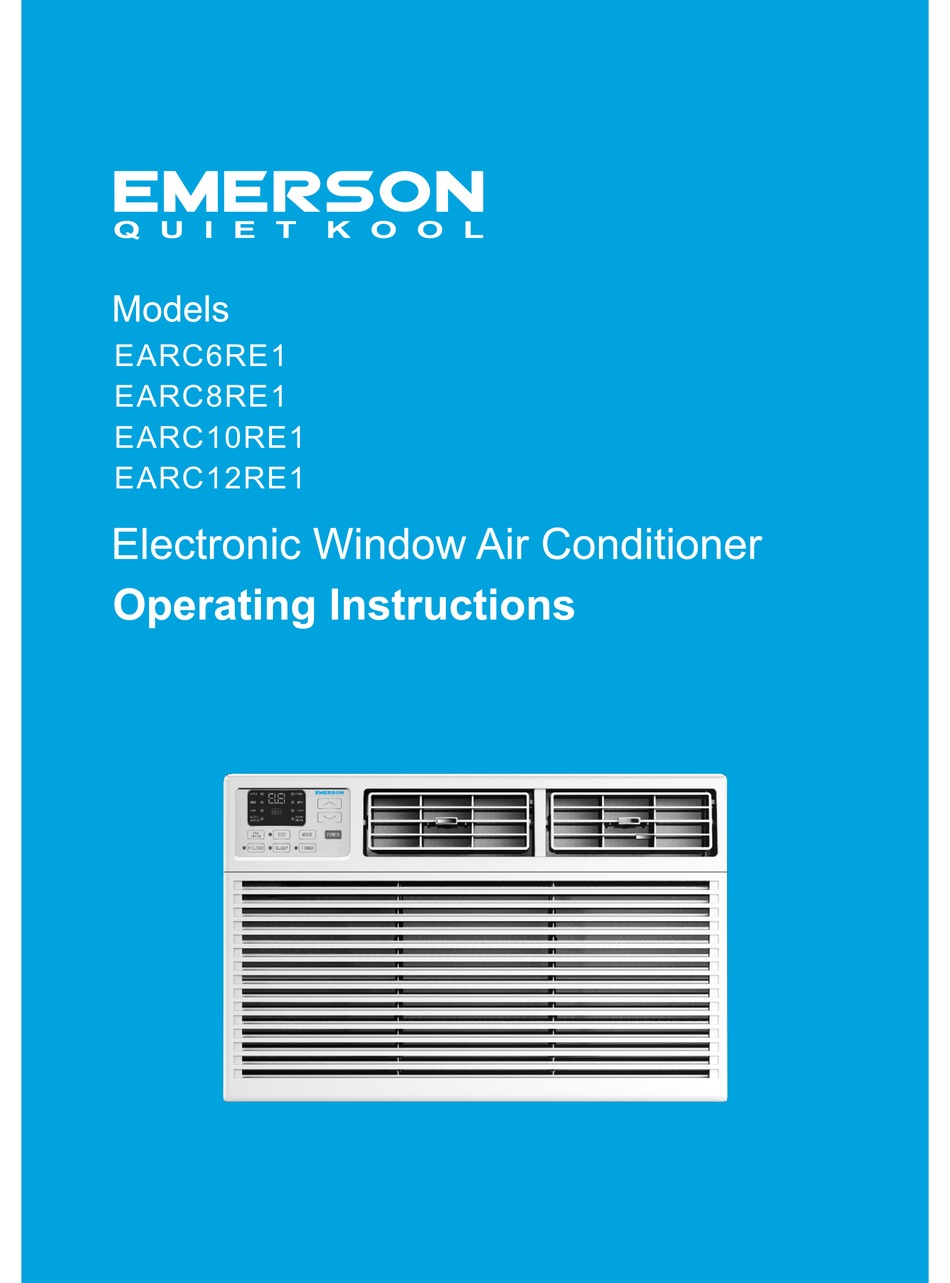 EMERSON EARC6RE1 OPERATING INSTRUCTIONS MANUAL Pdf Download | ManualsLib