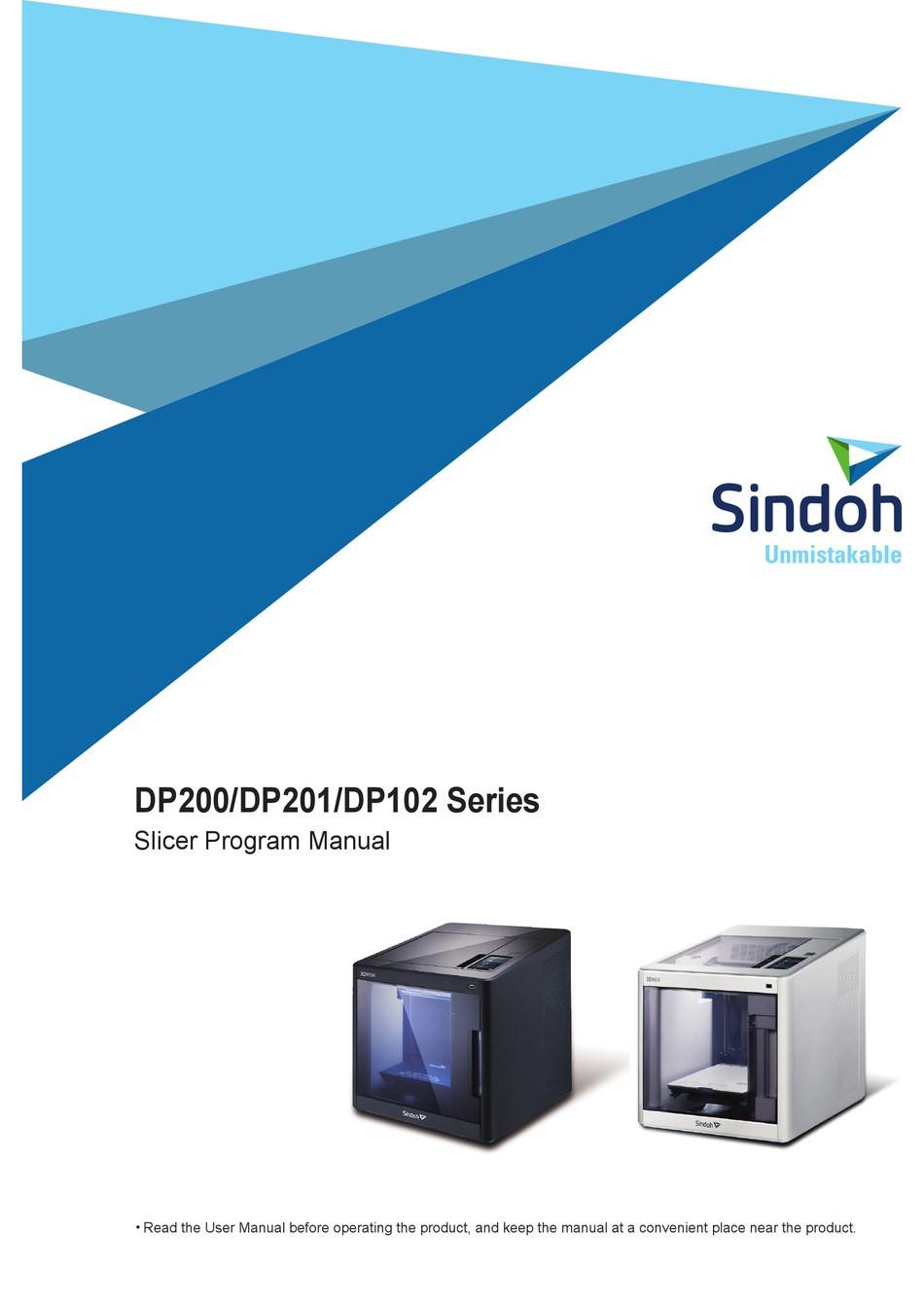 Sindoh 3dwox Dp0 Program Manual Pdf Download Manualslib