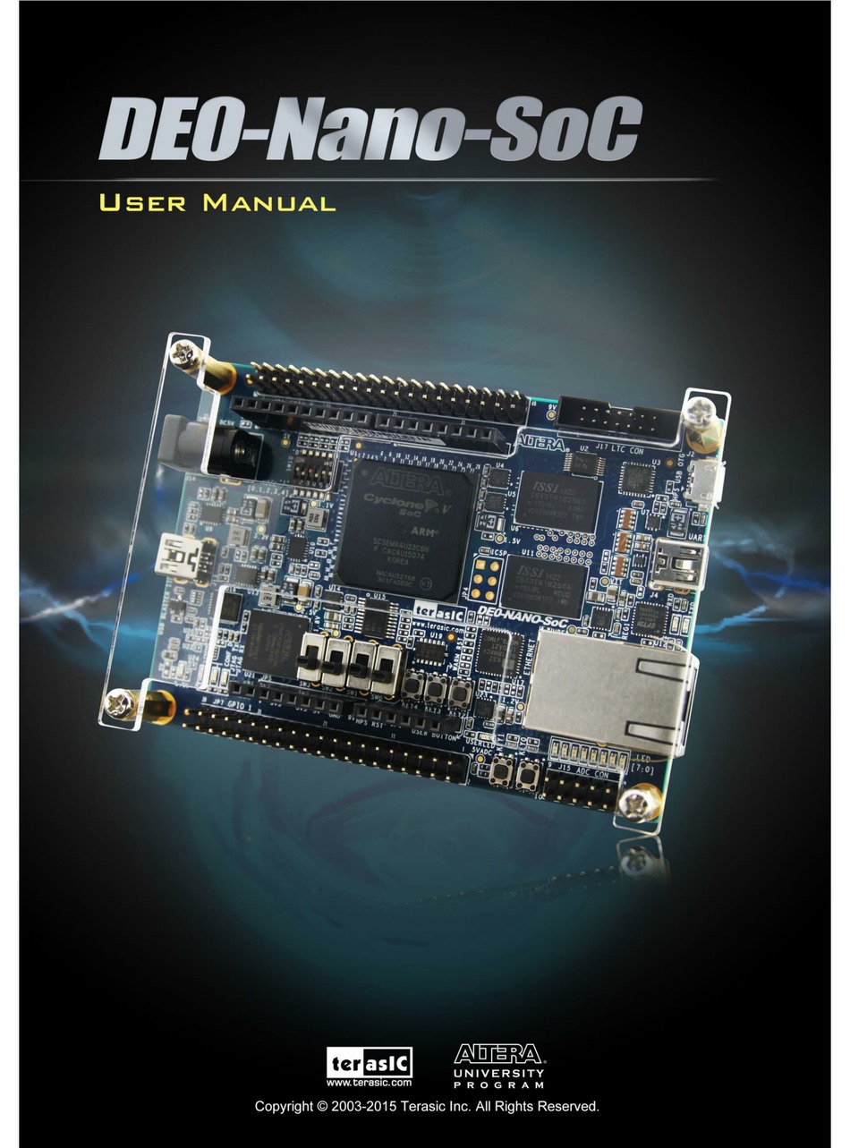 TERASIC DE0-NANO-SOC USER MANUAL Pdf Download | ManualsLib