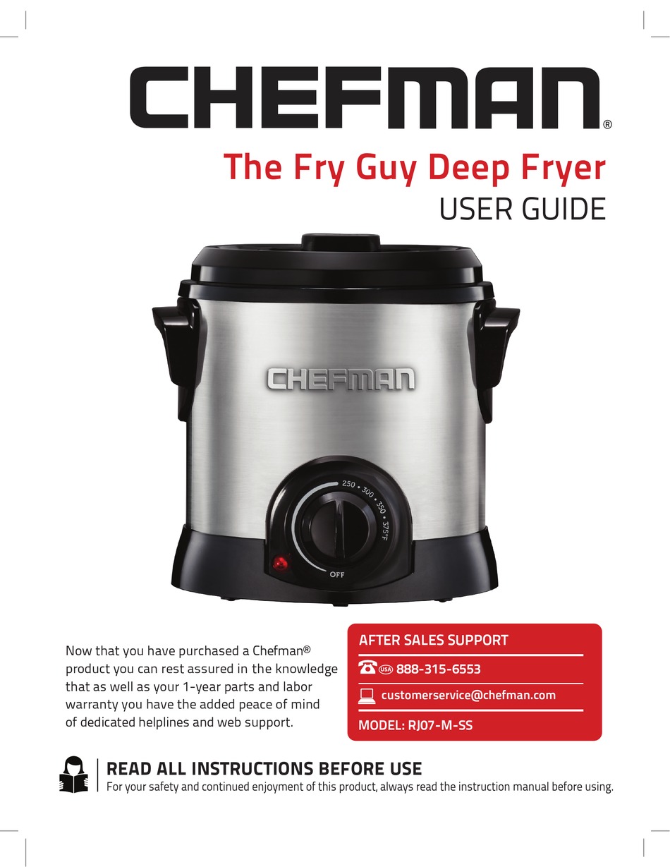 CHEFMAN RJ07MSS USER MANUAL Pdf Download ManualsLib