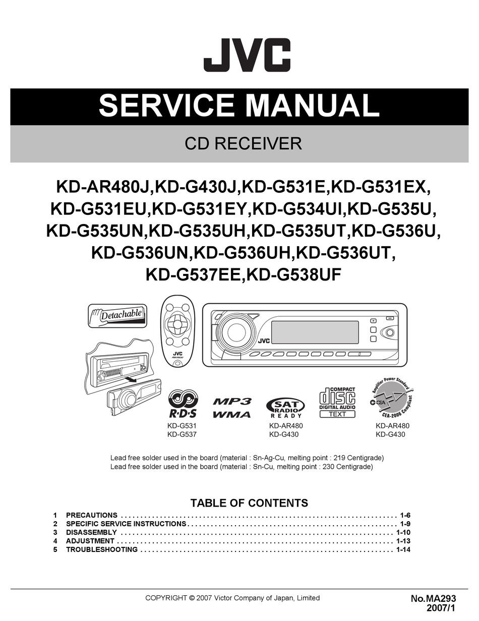 Магнитола jvc kd g327 инструкция
