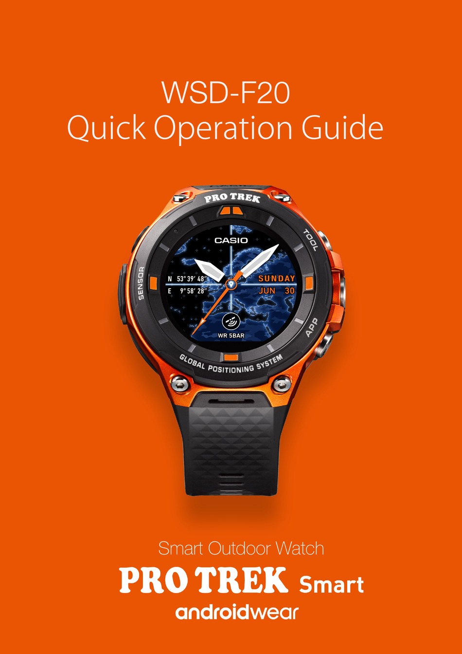 CASIO PRO TREK SMART WSD-F20 QUICK MANUAL Pdf Download | ManualsLib