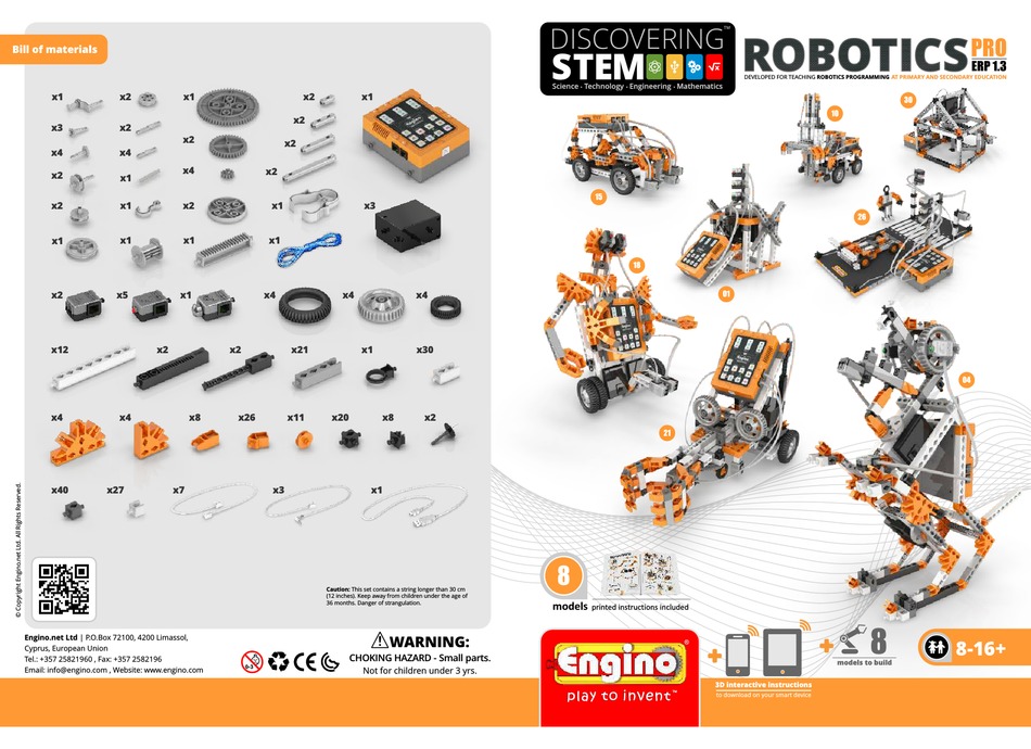 Engino STEM Robotics Mini ERP 1.3