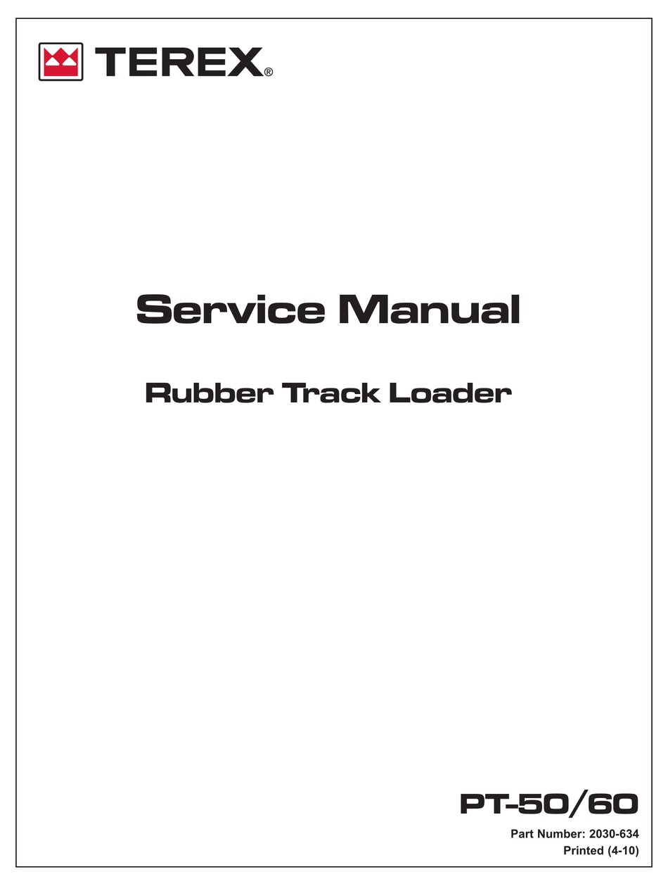 Terex Pt 50 Service Manual Pdf Download Manualslib