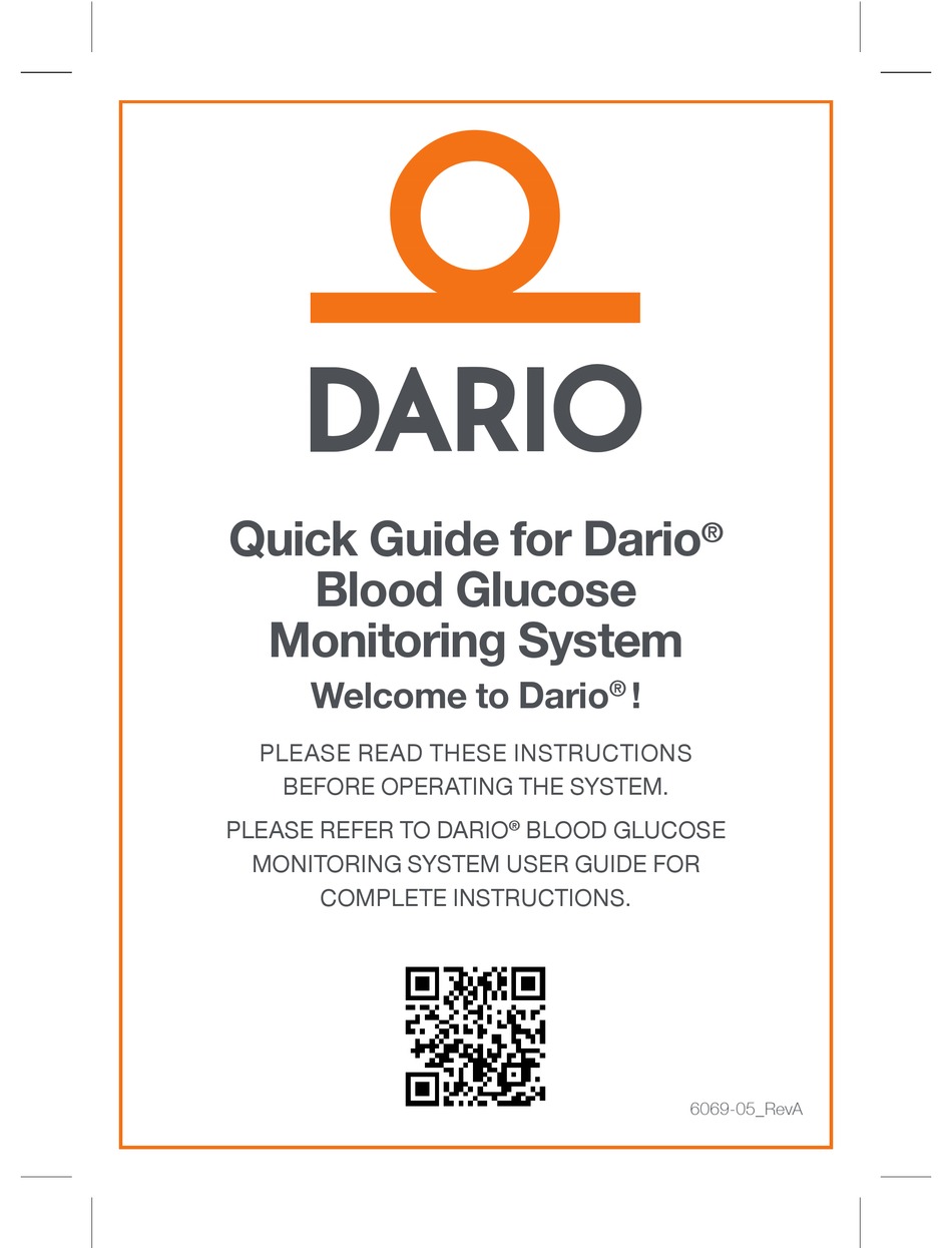 DARIOHEALTH DARIO QUICK MANUAL Pdf Download ManualsLib