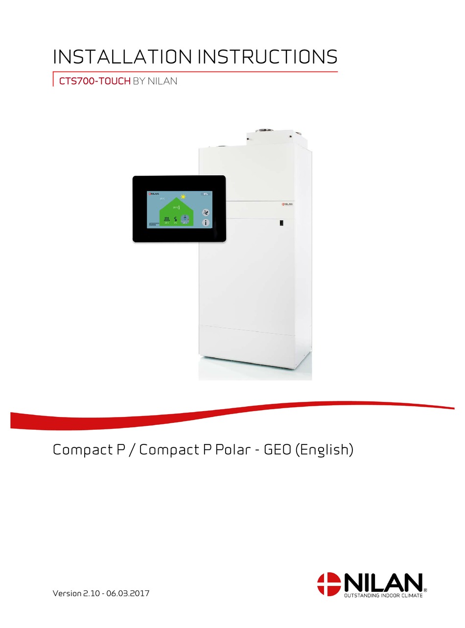 Nilan Compact P Installation Instructions Manual Pdf Download Manualslib