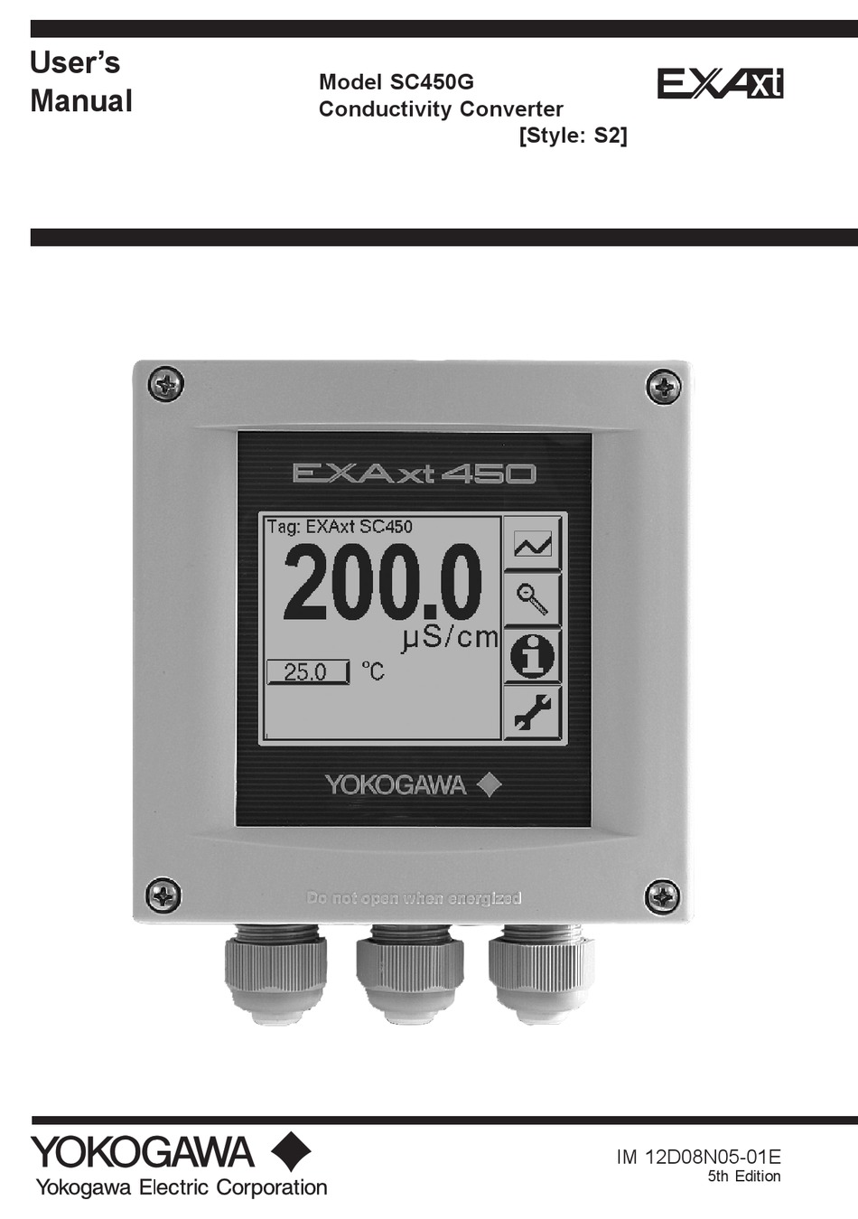 YOKOGAWA SC450G USER MANUAL Pdf Download ManualsLib