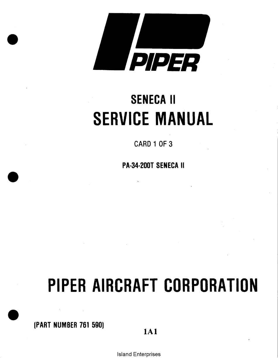Piper Seneca Wiring Diagram