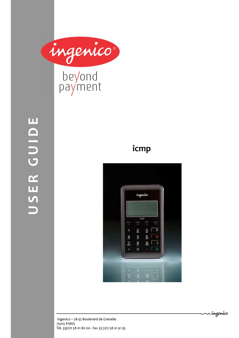 INGENICO ICM122-01T2263A USER MANUAL Pdf Download | ManualsLib