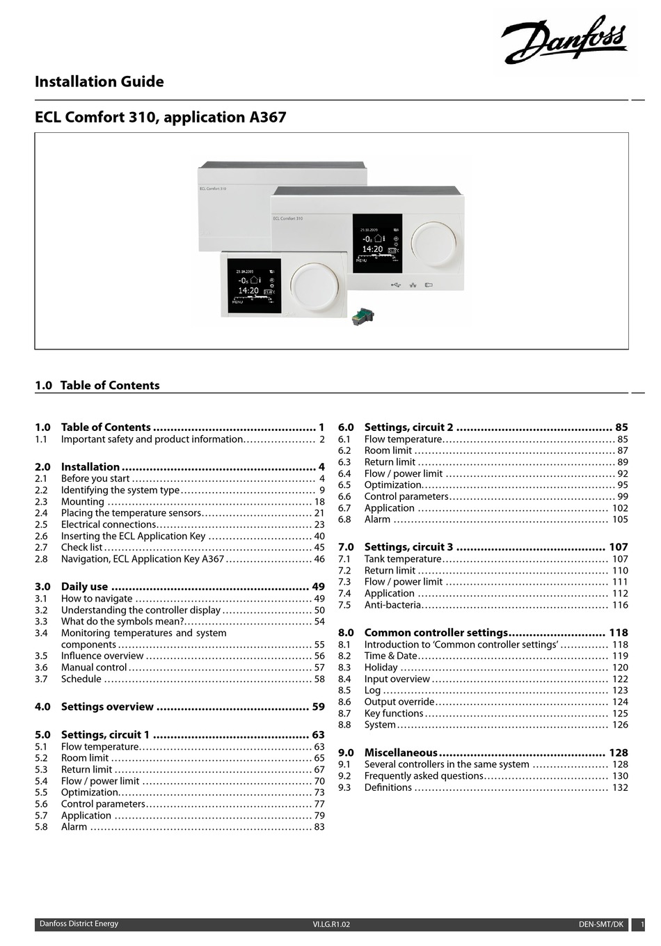 Ecl comfort 310 схема подключения