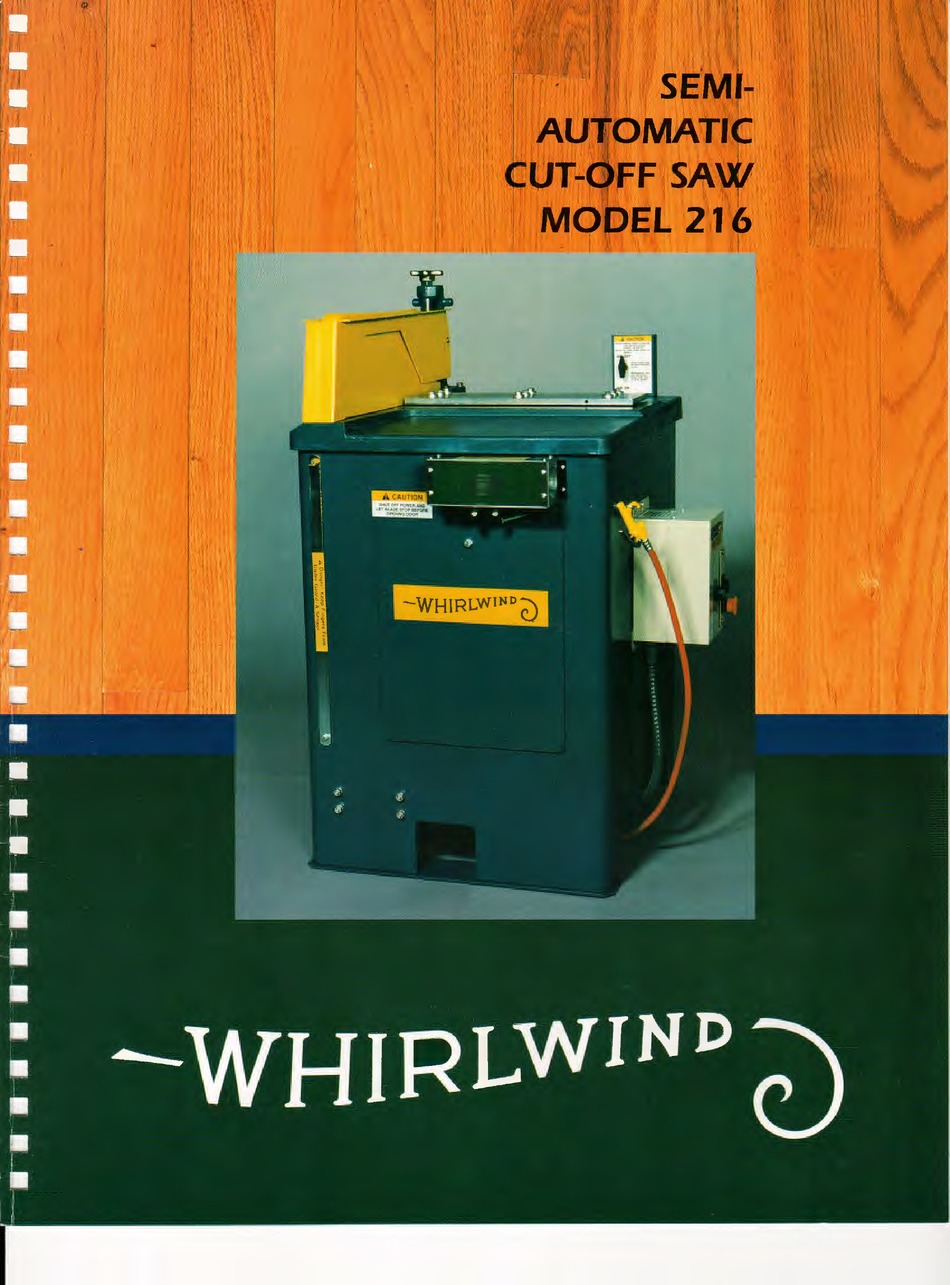 WHIRLWIND 216 OWNER'S MANUAL Pdf Download | ManualsLib