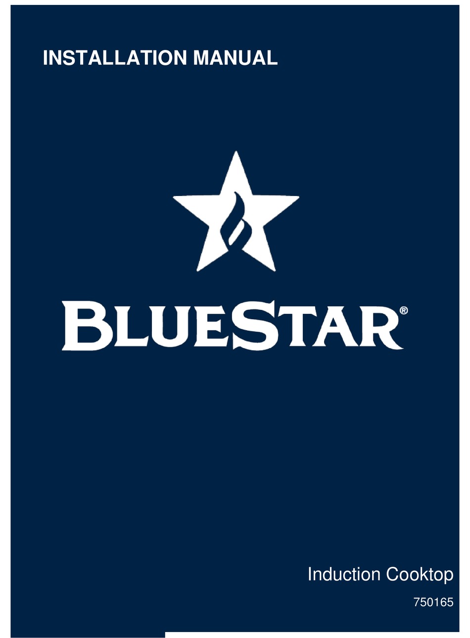 BLUESTAR 750165 INSTALLATION MANUAL Pdf Download ManualsLib