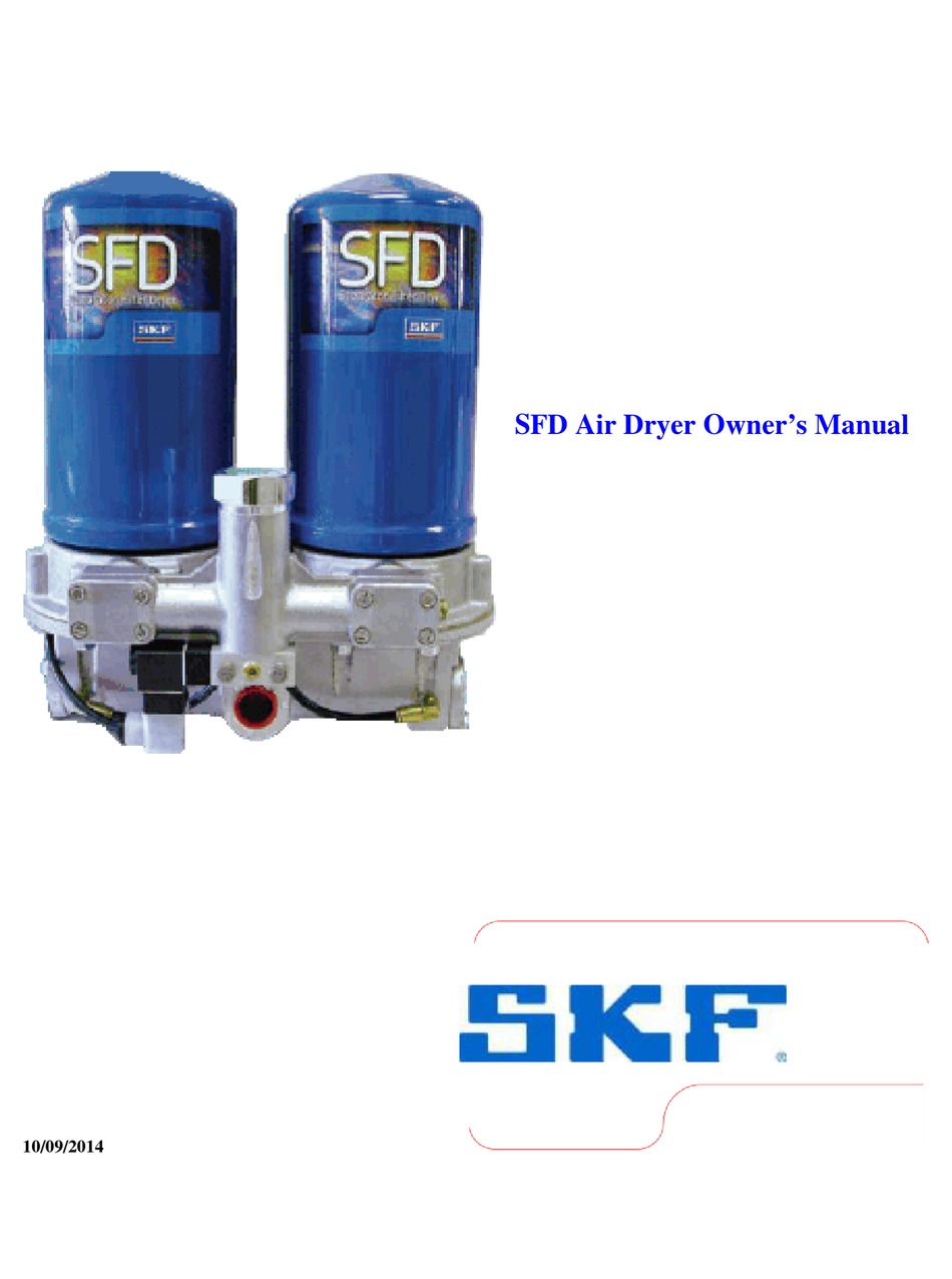 SKF SFD OWNER'S MANUAL Pdf Download ManualsLib
