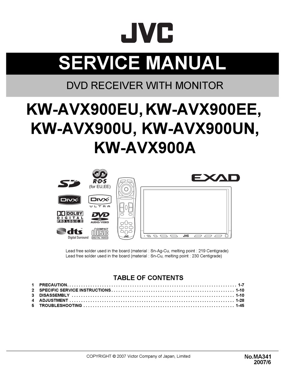 Схема подключения jvc kw avx900