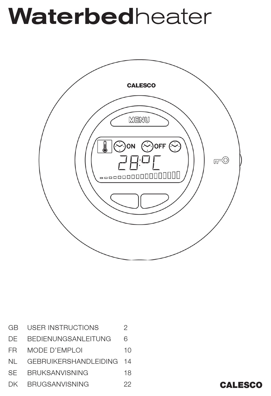 CALESCO WATERBEDHEATER USER INSTRUCTIONS Pdf Download ManualsLib