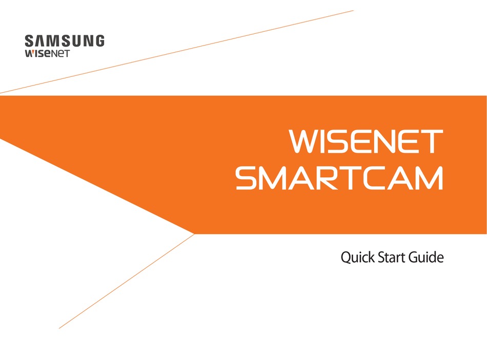 SAMSUNG WISENET SNH-V6410PN QUICK START MANUAL Pdf Download | ManualsLib