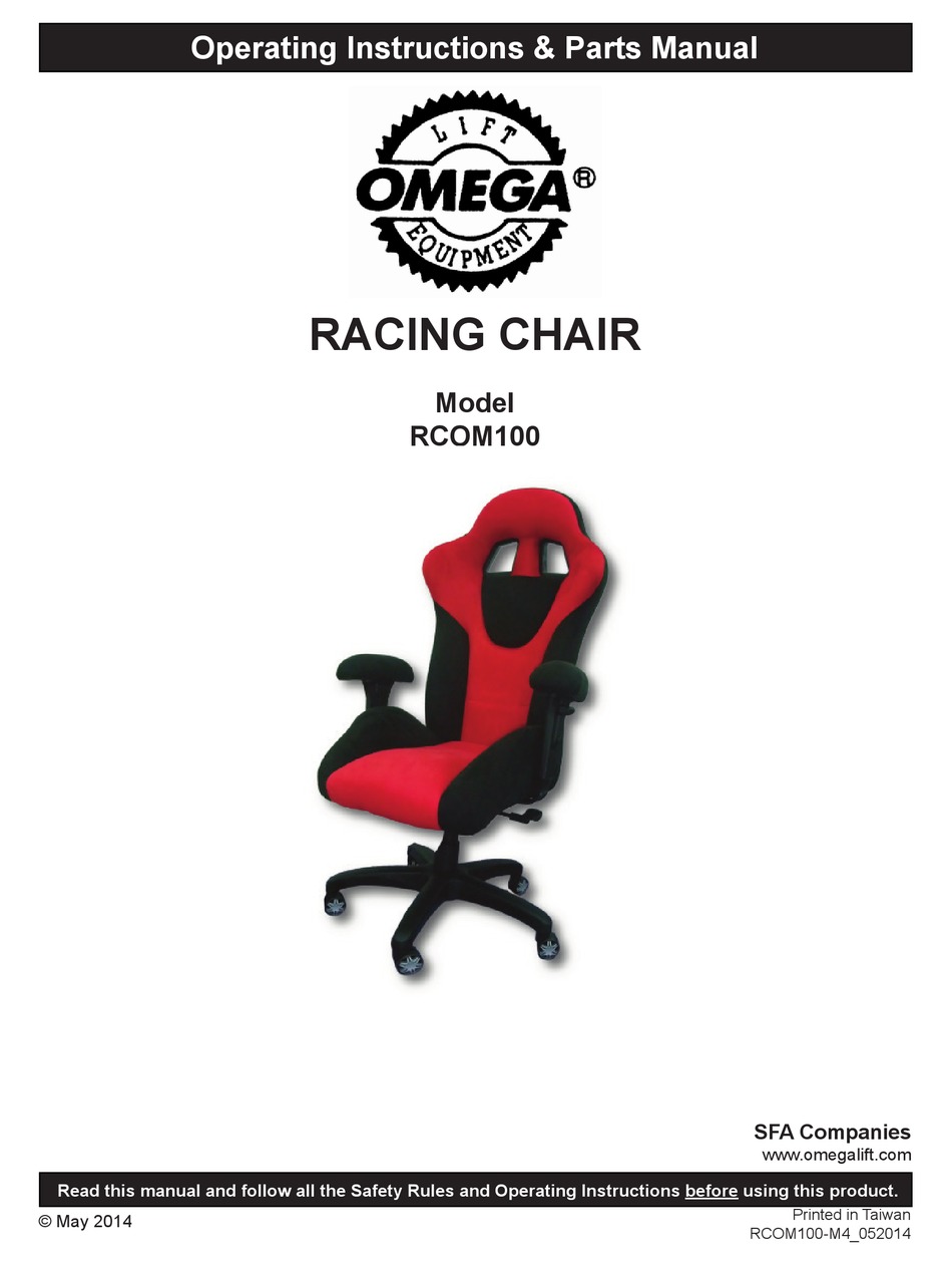 OMEGA LIFT OPERATING INSTRUCTIONS & PARTS MANUAL Pdf Download