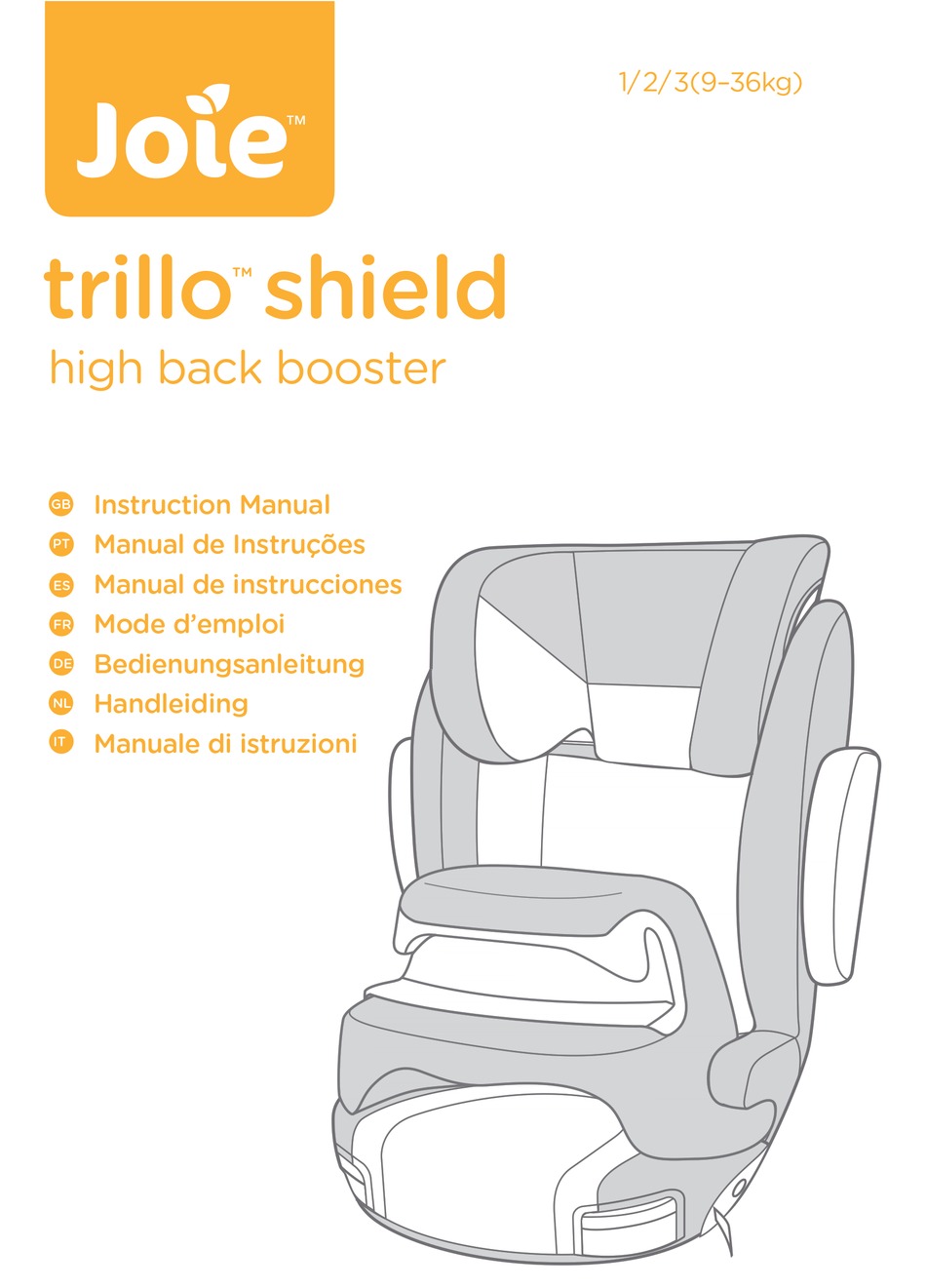 Joie Trillo Shield manual (English - 70 pages)