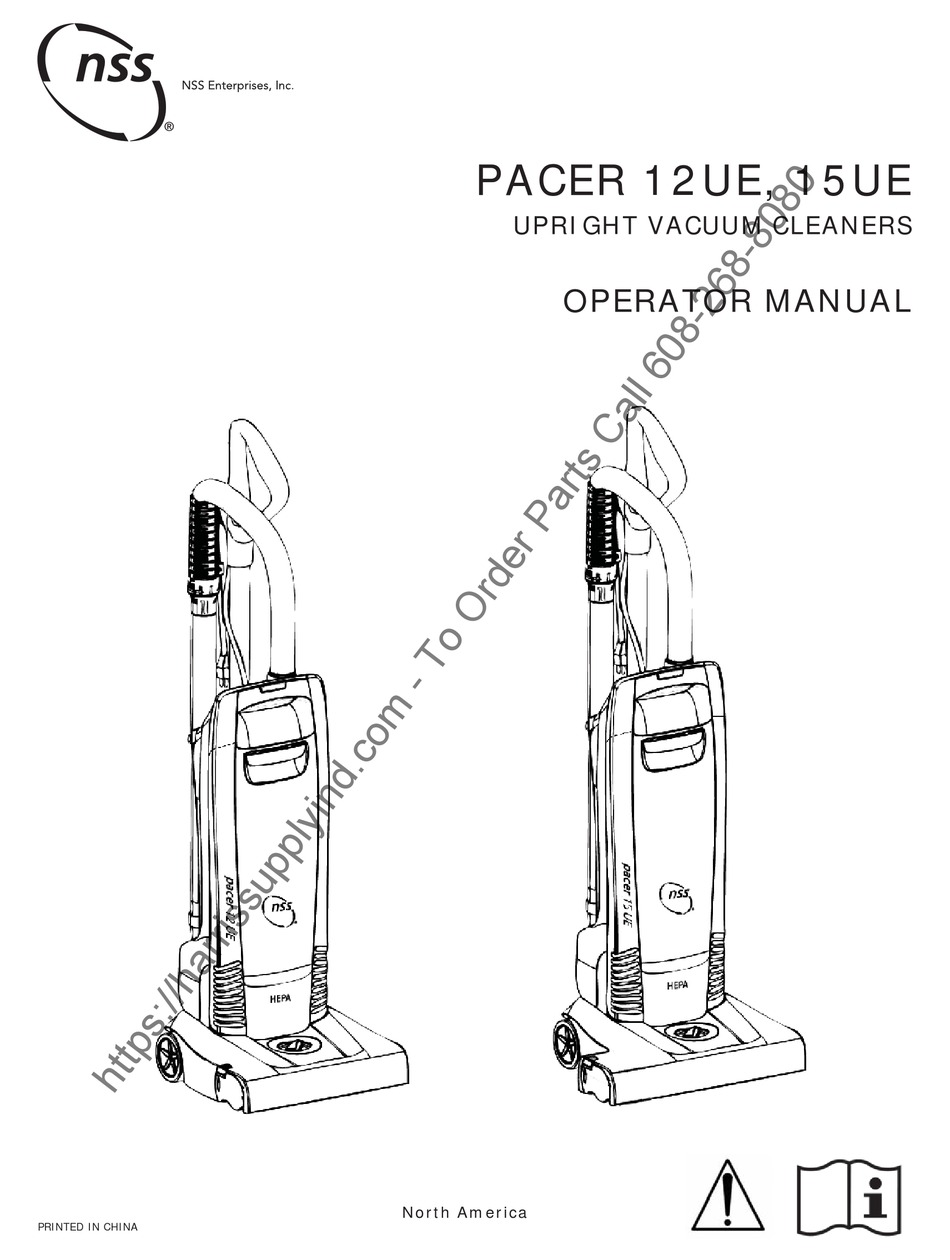 NSS PACER 15UE OPERATION MANUAL Pdf Download | ManualsLib
