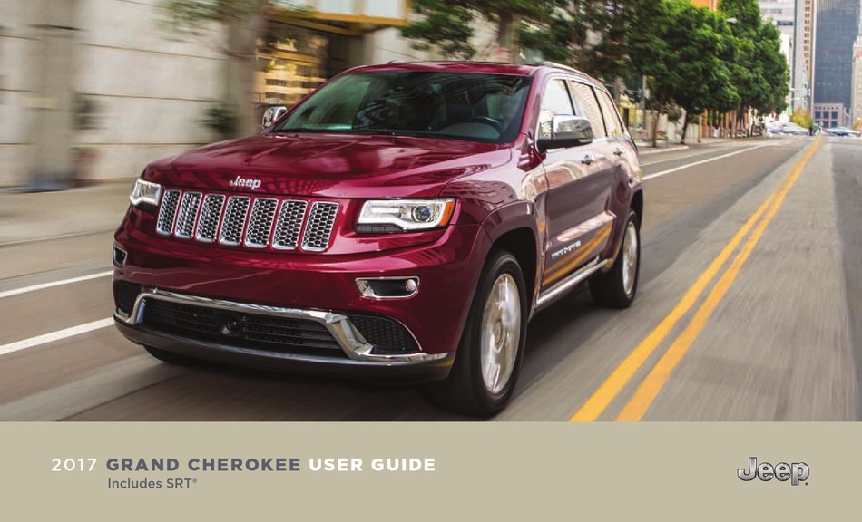 2017 Jeep Grand Cherokee Owners Manual Guide Book 