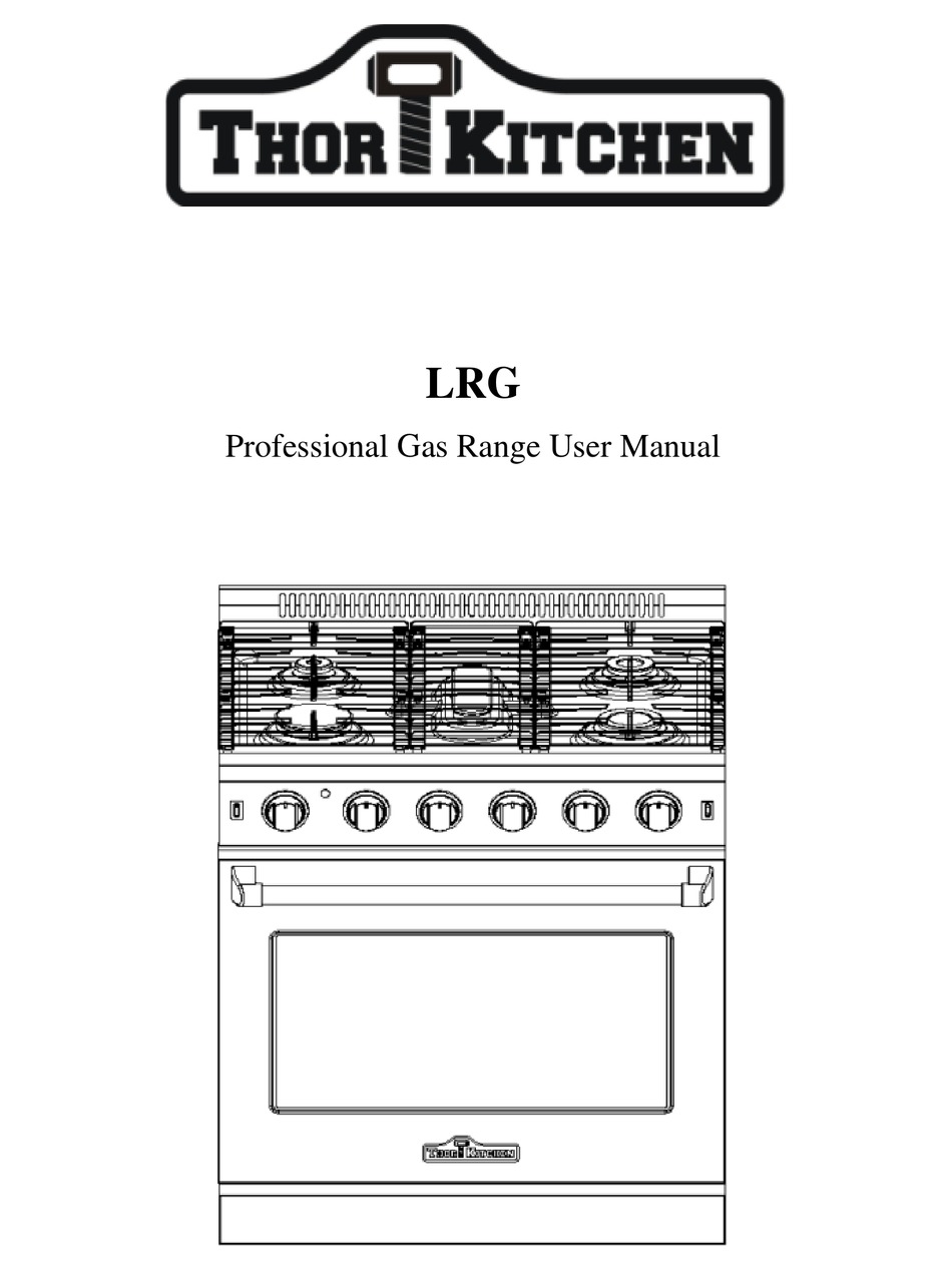 THOR KITCHEN LRG USER MANUAL Pdf Download ManualsLib