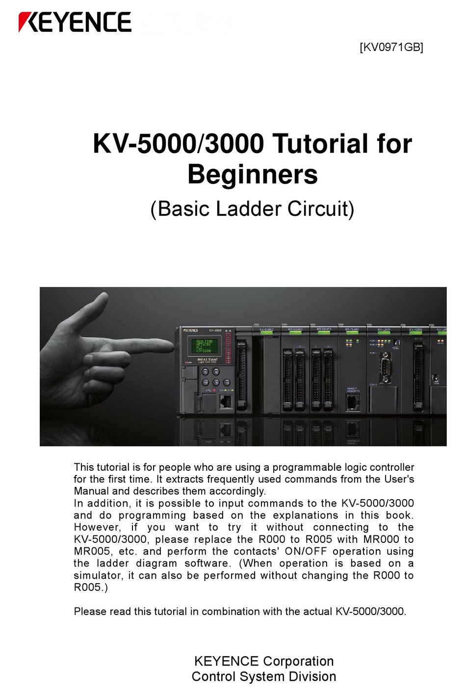 Keyence Kv 5000 Tutorial Pdf Download Manualslib