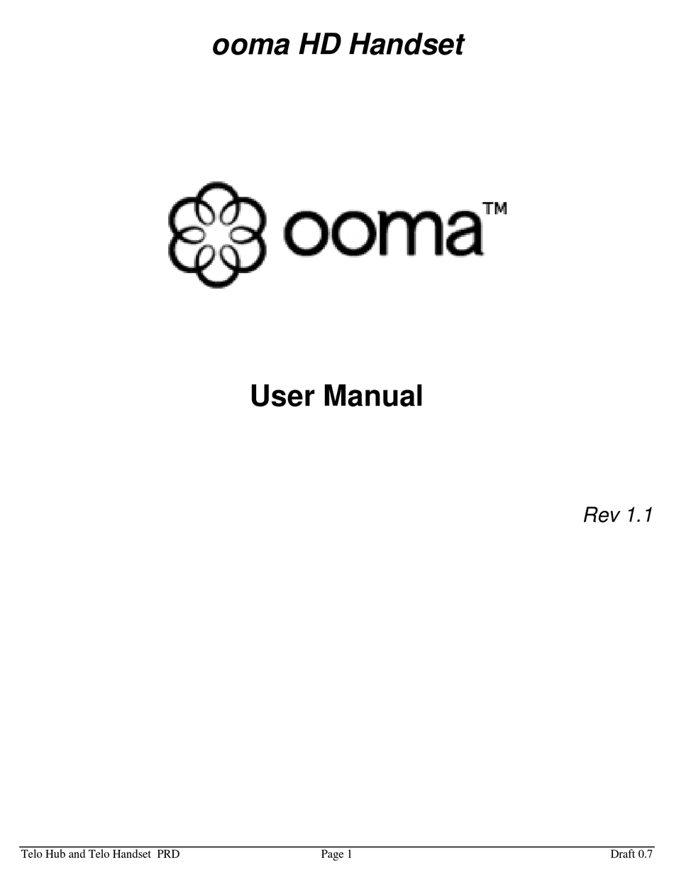 OOMA TELOHS300 USER MANUAL Pdf Download ManualsLib