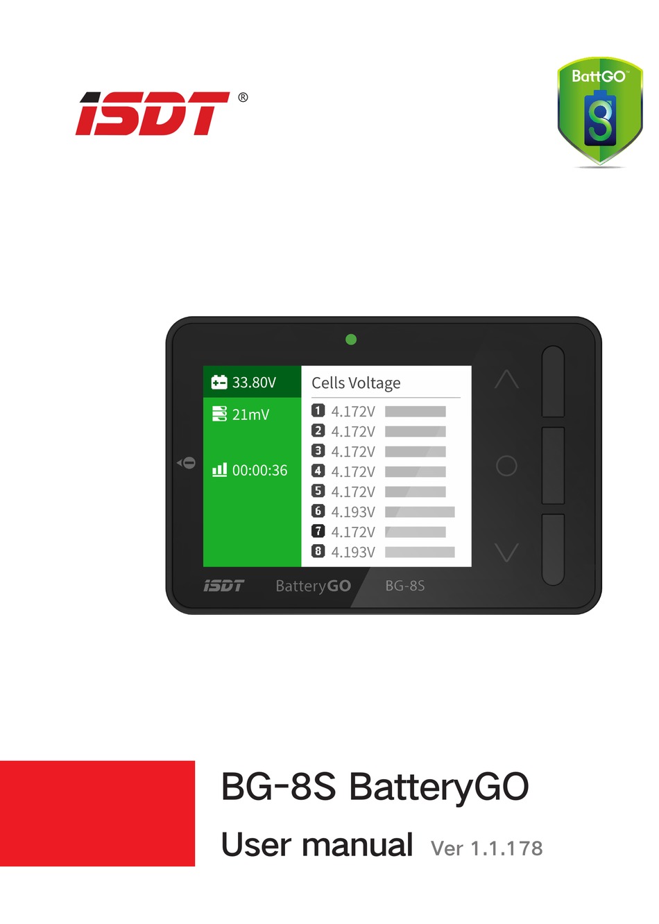 ISDT BATTERYGO BG8S USER MANUAL Pdf Download ManualsLib