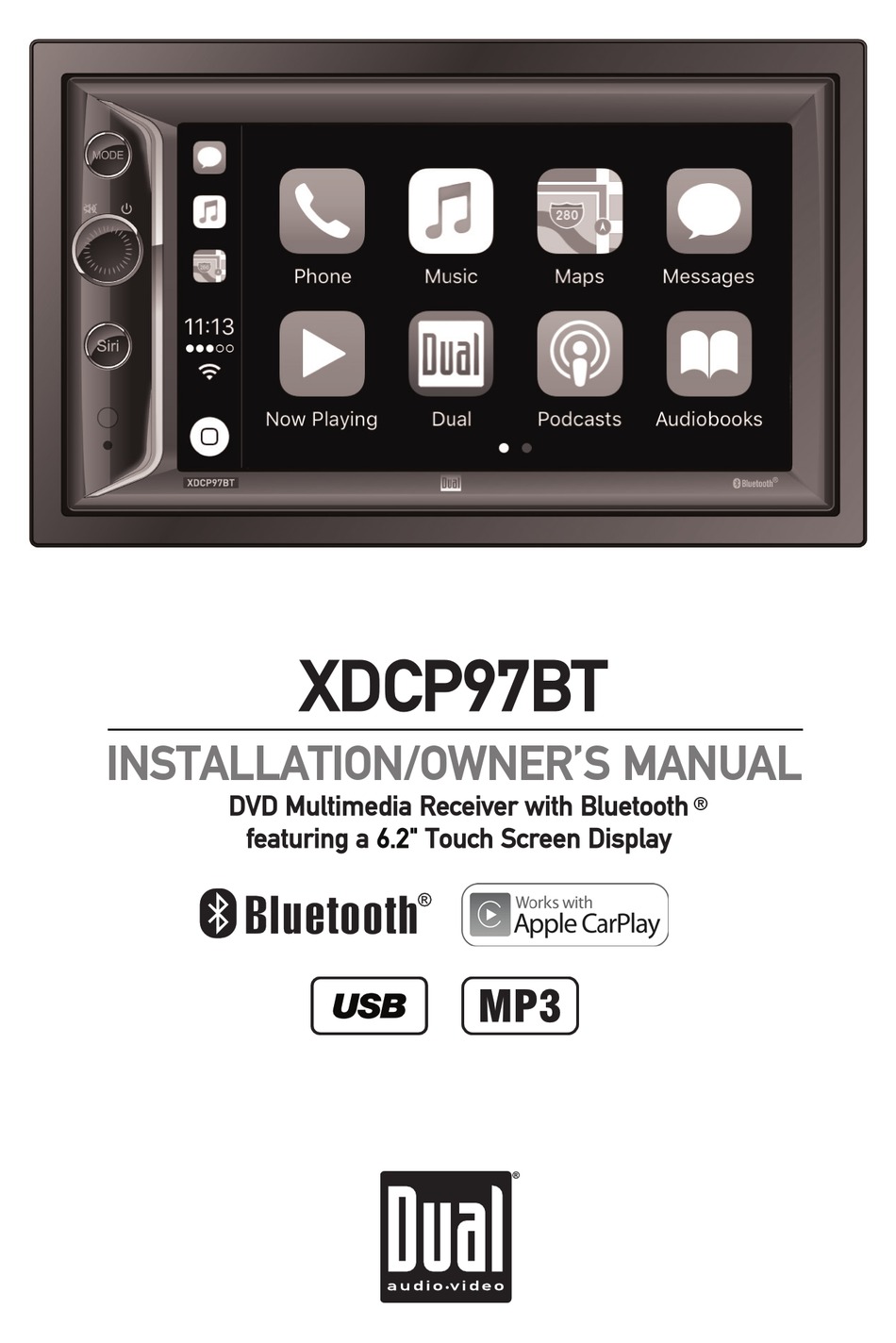 DUAL XDCP97BT INSTALLATION &amp; OWNER�S MANUAL Pdf Download