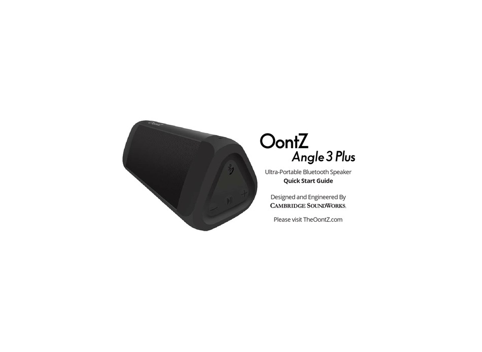 cambridge soundworks oontz angle 3 plus edition