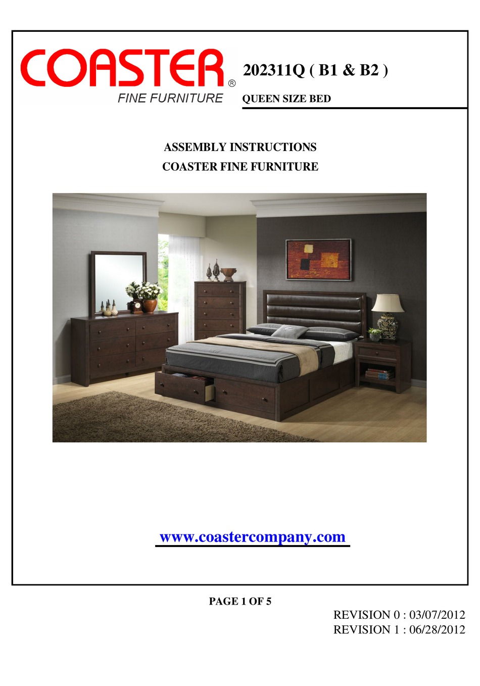 Coaster 202311q Assembly Instructions Pdf Manualslib Coaster 202311q Assembly Instructions, Coaster Furniture Bunk Bed Assembly Instructions