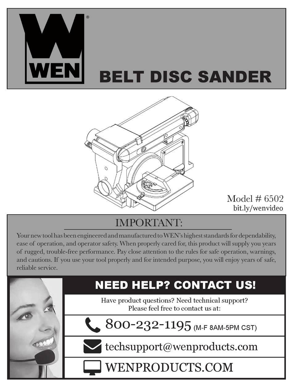 WEN 6502 MANUAL Pdf Download | ManualsLib