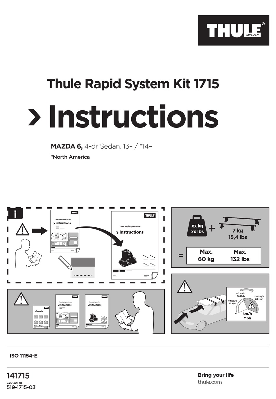 THULE 1715 INSTRUCTION MANUAL Pdf Download ManualsLib