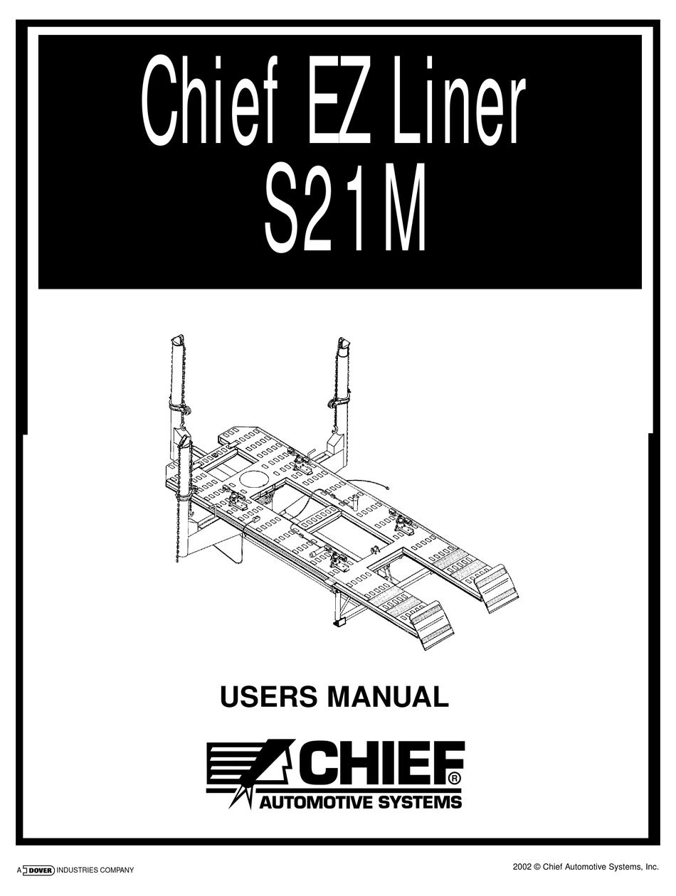 CHIEF EZ LINER S21M USER MANUAL Pdf Download ManualsLib