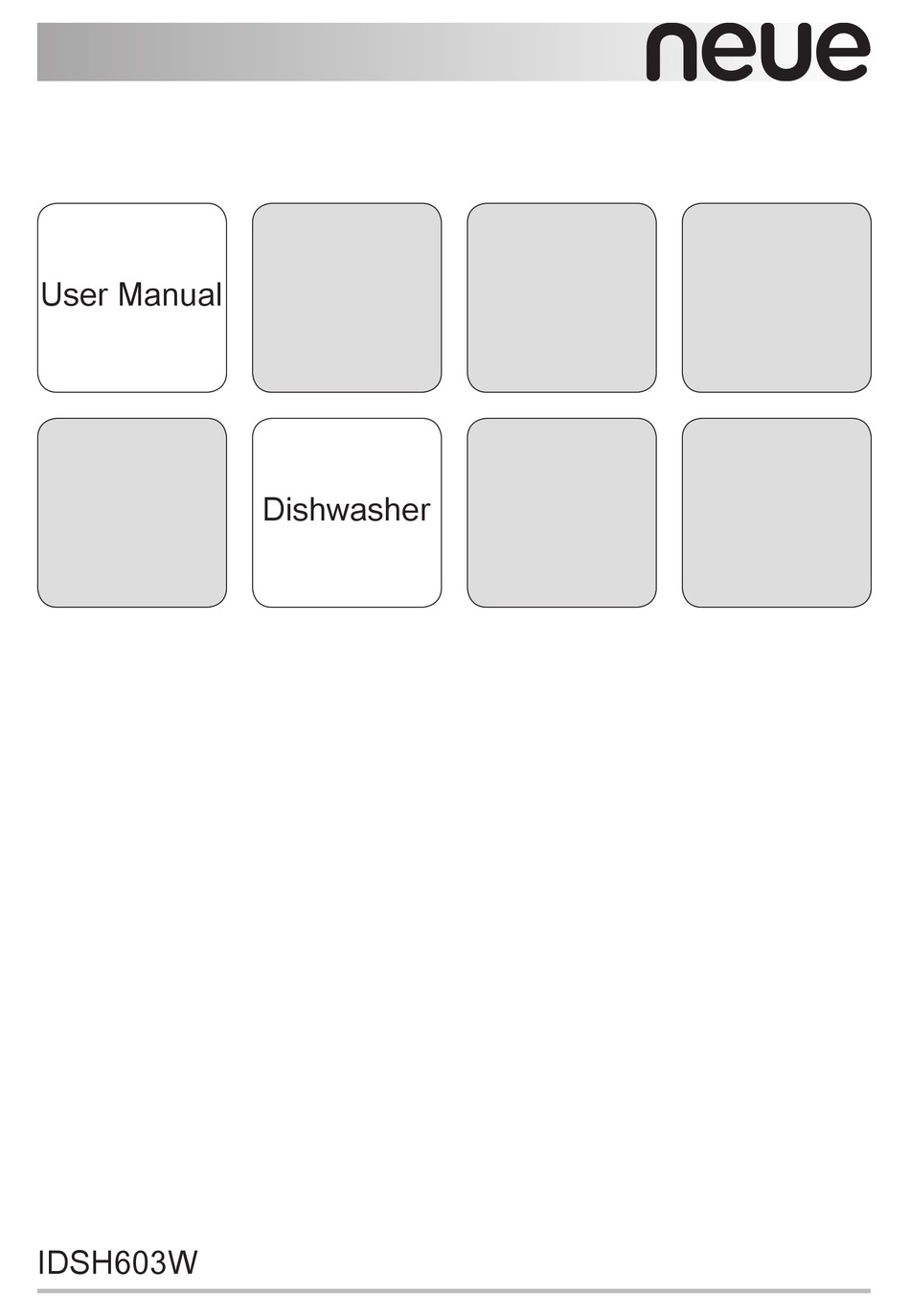 NEUE IDSH603W USER MANUAL Pdf Download ManualsLib