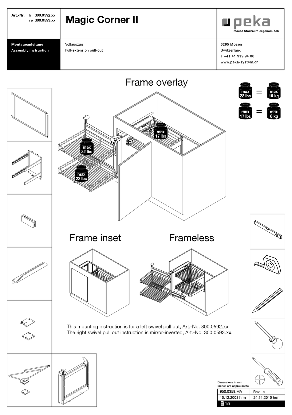 PEKA MAGIC CORNER II ASSEMBLY INSTRUCTION MANUAL Pdf Download ManualsLib