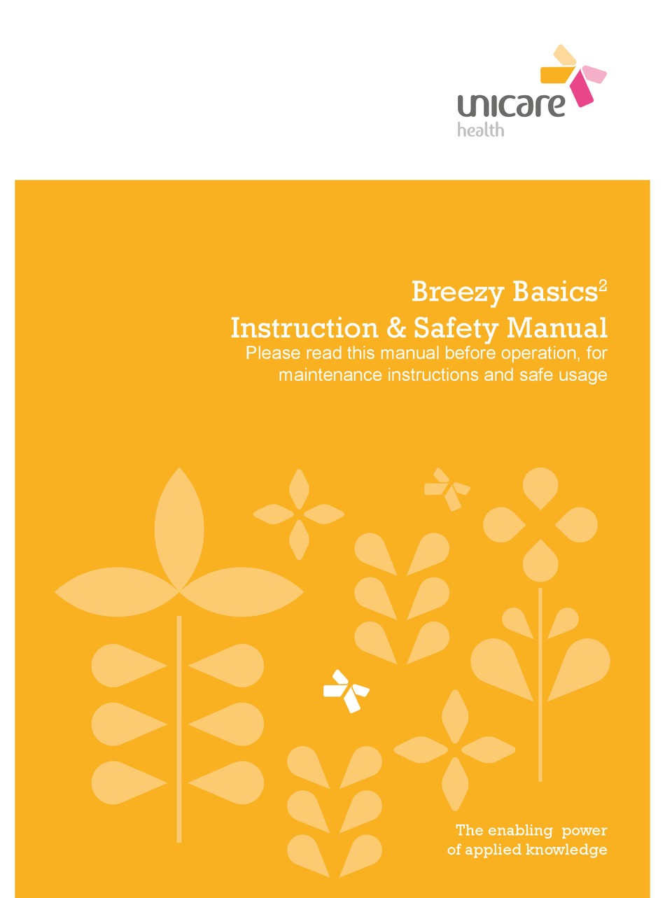 UNICARE HEALTH BREEZY BASICS2 INSTRUCTION & SAFETY MANUAL Pdf Download