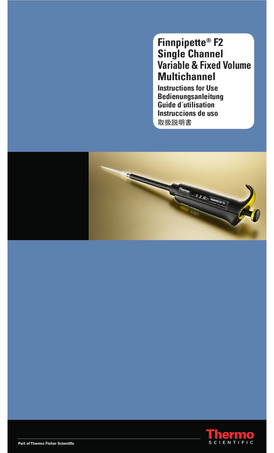 THERMO SCIENTIFIC FINNPIPETTE F2 INSTRUCTIONS FOR USE MANUAL Pdf ...