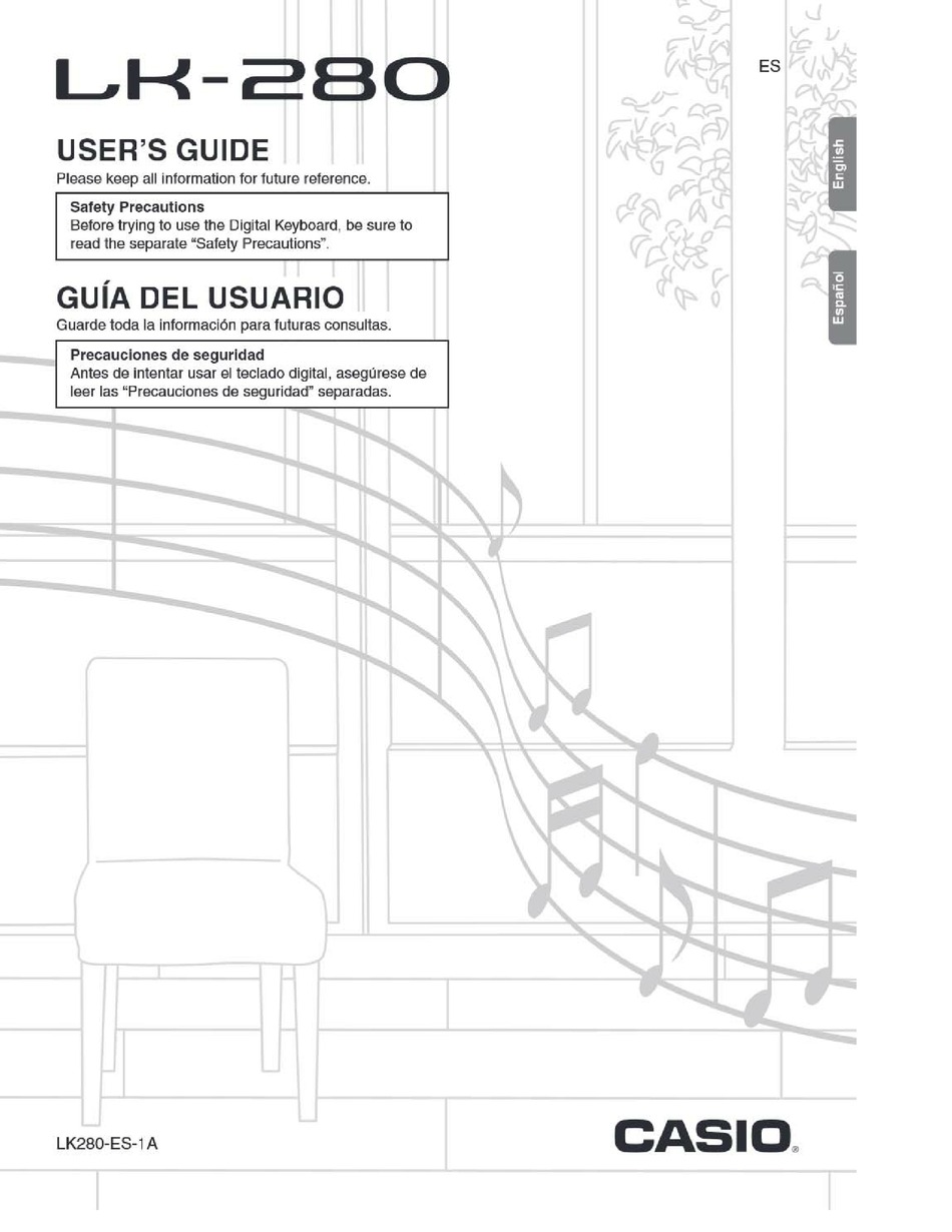 CASIO LK-280 USER MANUAL Pdf Download | ManualsLib