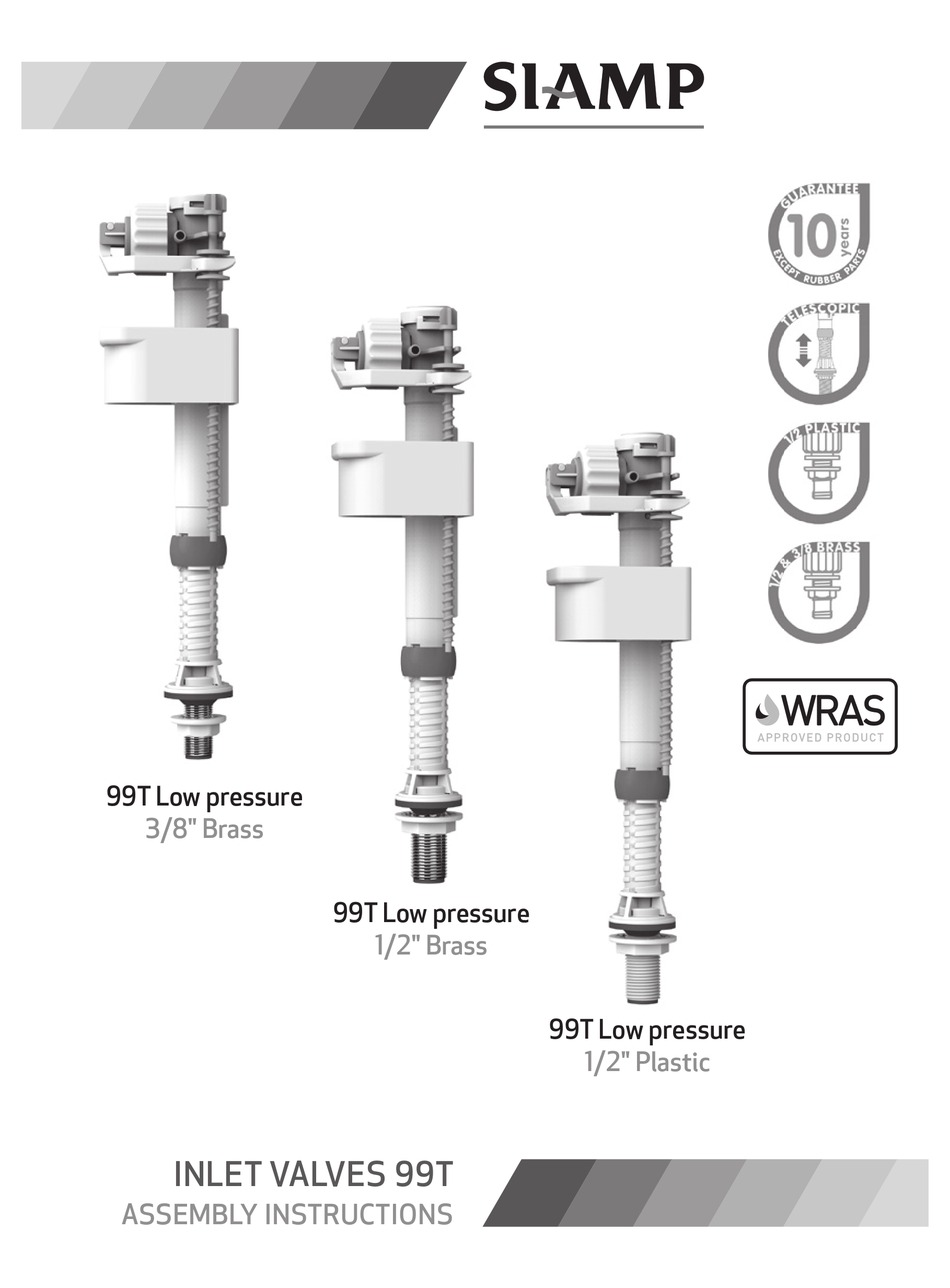 SIAMP 99T SERIES ASSEMBLY INSTRUCTIONS Pdf Download ManualsLib