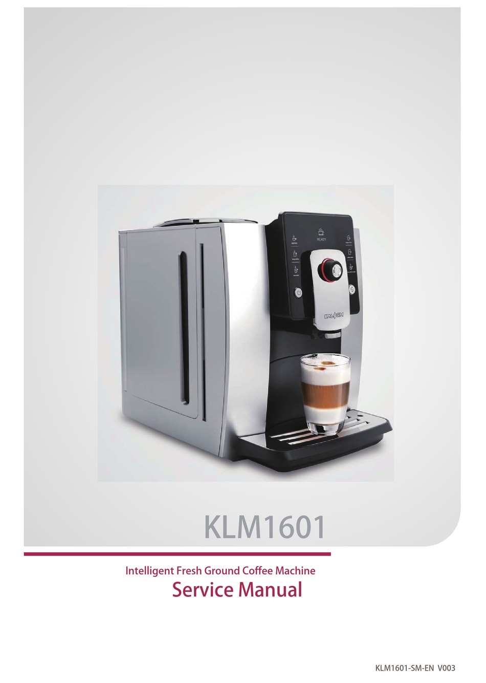 Kalerm KLM1601 Service Manual 